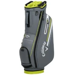 Callaway 2023 Chev 14 Cart Bag -Callaway Irons Golf Shop callaway 2023 chev 14 cart bag charcoal flo yellow itempicture