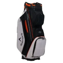 Callaway 2023 ORG 14 Cart Bag -Callaway Irons Golf Shop callaway 2023 org 14 cart bag black cream plaid orange 2 itempicture