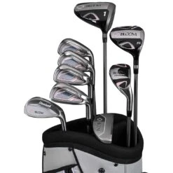 Cleveland Women's Bloom Complete Set -Callaway Irons Golf Shop cleveland 2023 womens bloom complete set grey blue closeup itempicture