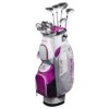 Cobra Women's Fly-XL Complete Set Silver/Plum W/ Cart Bag -Callaway Irons Golf Shop cobra womens fly xl set silver plum cart bag