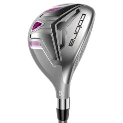 Cobra Women's Fly-XL Complete Set Silver/Plum W/ Stand Bag -Callaway Irons Golf Shop cobra womens fly xl set silver plum hybrid 1
