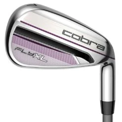 Cobra Women's Fly-XL Complete Set Silver/Plum W/ Cart Bag -Callaway Irons Golf Shop cobra womens fly xl set silver plum iron