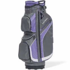 Datrek DG Lite II Cart Bag -Callaway Irons Golf Shop datrek dg lite ii cart bag charcoal lavender white dots itempicture