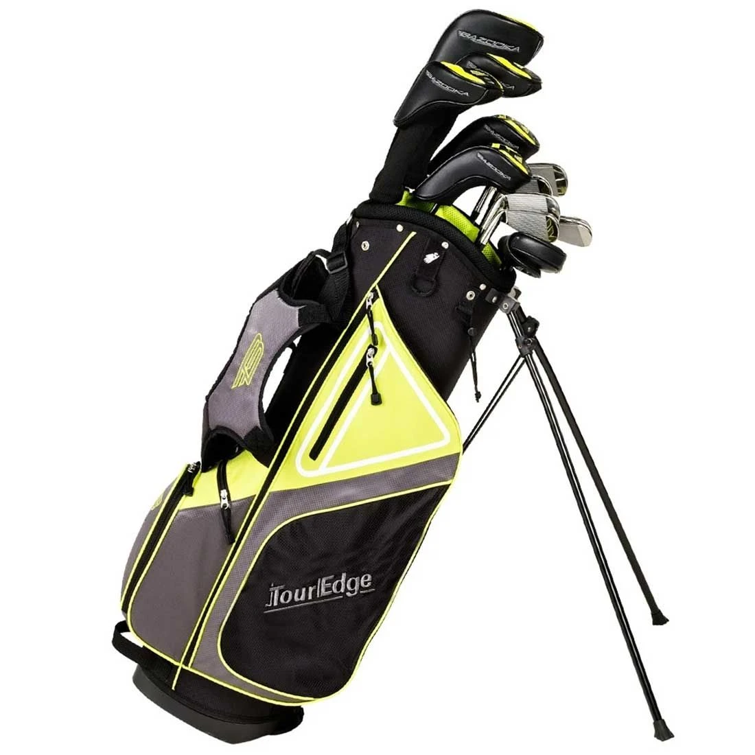 Tour Edge Bazooka 470 Black Complete Set W/ Stand Bag 3 Tour Edge Bazooka 470 Black Complete Set W/ Stand Bag