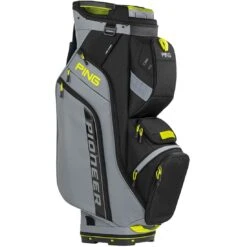 Ping Pioneer Cart Bag -Callaway Irons Golf Shop ping 2024 pioneer cart bag iron black neon yellow itempicture