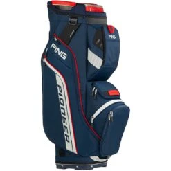 Ping Pioneer Cart Bag -Callaway Irons Golf Shop ping 2024 pioneer cart bag navy platinum red itempicture