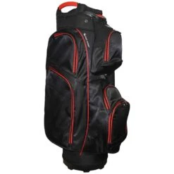 RJ Sports Mission Cart Bag -Callaway Irons Golf Shop rj sports mission cart bag black red left itempicture