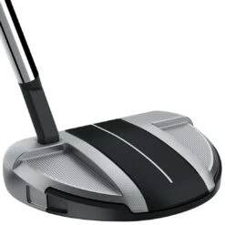 TaylorMade Spider GT Rollback Silver/Black Putter -Callaway Irons Golf Shop taylormade spider gt rollback silver black small slant putter back itempicture