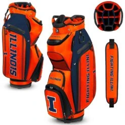 Team Effort NCAA Bucket III Cooler Cart Bag -Callaway Irons Golf Shop team effort ncaa bucket 3 cooler cart bag illinois fighting illini itempicture