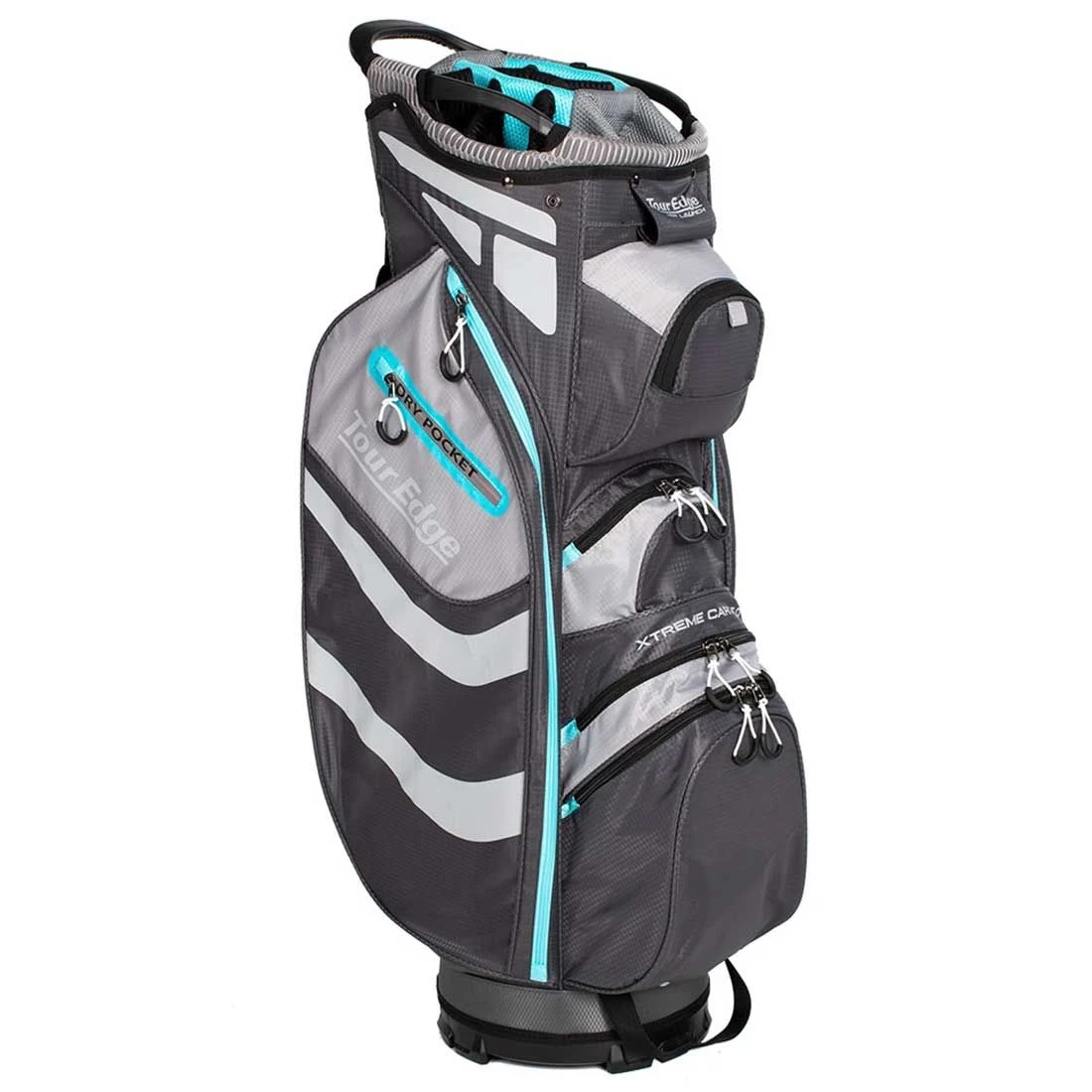 Tour Edge Women's Hot Launch Xtreme 5.0 Cart Bag 3 Tour Edge Women's Hot Launch Xtreme 5.0 Cart Bag